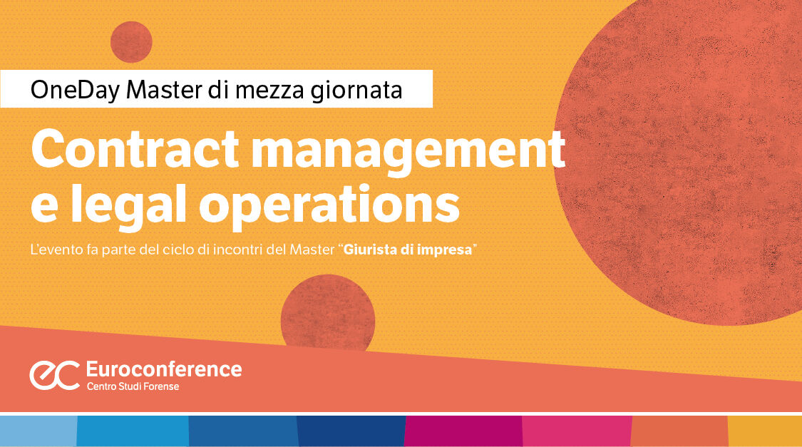 Immagine Contract management e legal operations | Euroconference